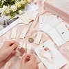 6Pcs Square PU Leather Jewelry Storage Bags with Iron Button ABAG-OC0001-18B-3