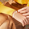 12Pcs 3 Style Round Brass Box Clasps KK-BBC0019-27-4