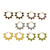 Glass Beaded Hoop Earrings EJEW-MZ00750-2