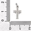 Brass Micro Pave Cubic Zirconia Charms KK-P336-43P-3