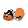 Halloween Theme Opaque Resin Pendants RESI-D075-02A-2