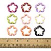 14Pcs Spray Painted Alloy Spring Gate Rings FIND-FS0004-57-5