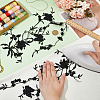 Flower Shape Cloth Embroidery Applqiues PATC-WH0012-52B-3