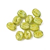 Picasso Baking Paint Glass Seed Beads GLAA-V001-08E-1