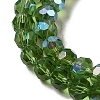 Electroplate Transparent Glass Beads Strands EGLA-A035-T4mm-L11-3