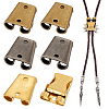 6Pcs 3 Colors Zinc Alloy Bolo Tie Slider Clasps FIND-PH0023-92A-1