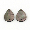 Teardrop Black Lip Shell Links connectors SHEL-R009-41-1