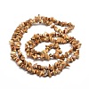 Natural Picture Jasper Chip Bead Strands G-M205-31-2