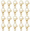 100Pcs 304 Stainless Steel Lobster Claw Clasps STAS-BBC0009-39C-G-1