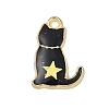 Alloy Enamel Pendants PALLOY-V003-02G-03-1