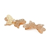 Brass Rhinestone Cabochons RB-CBA378A-01G-2