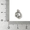 Brass Micro Pave Cubic Zirconia Charms KK-I276-39P-3