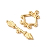 Brass Toggle Clasps KK-P340-51G-3