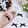 60Pcs 2 Colors Satin Brooches JEWB-SC0001-84-3