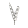 304 Stainless Steel Letter Connector Charms LS-STAS-M108-01P-22-1