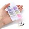 700Pcs Plastic Tiny Ball Stud Earrings with 150Pcs Ear Nuts for Women KY-YW0001-23-5