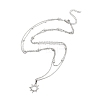 Stainless Steel Pendants Necklaces NJEW-U003-01H-P-2