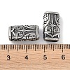 Tibetan Style 316 Surgical Stainless Steel Magnetic Clasps STAS-P362-11AS-3