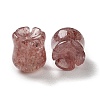 Natural Strawberry Quartz Beads G-G109-01E-2