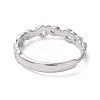 304 Stainless Steel Hollow Infinity Adjustable Rings RJEW-D006-24P-3