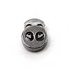 Alloy Spring Cord Locks FIND-WH0100-60B-1