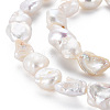 Natural Keshi Pearl Beads Strands PEAR-S021-072-3