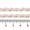Glass Beads Strands X-GLAA-R026-8x4mm-14-3