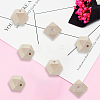 36Pcs Wood Beads WOOD-SP0001-51B-4