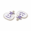 Rack Plating Alloy Enamel Pendants FIND-G054-17P-01-2