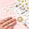 30Pcs 3 Colors Brass Beads KK-YW0004-41-5