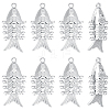 8Pcs Brass Pendants KK-BC0015-68P-1