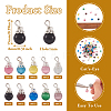 Cat Eye Pendants HJEW-TA0001-02S-3