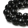 Natural Black Onyx Round Bead Strands X-G-L271-02-10mm-3