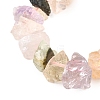 Natural Amethyst & Rose Quartz & Quartz Crystal & Citrine Beads Strands G-I283-F22-4