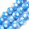 Handmade Lampwork Beads LAMP-D002-10mm-01G-1