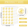 Gold Foil Self-adhesive Stickers DIY-WH20001-13E-2