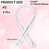 4Pcs #5 Nylon Coil Zippers Rainbow Zipper Tape SENE-CY0001-13B-02-2