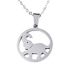 Non-Tarnish 201 Stainless Steel Pendants Necklaces LS-NJEW-S105-JN666-45-1-1