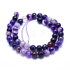 Natural Agate Beads G-J371-13-10mm-2