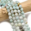 Natural Flower Amazonite Beads Strands G-Z119-A08-01-1