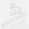 Iron Rolo Chains Necklace Making MAK-R015-75cm-S-2