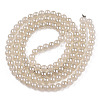 Electroplate Glass Beads Strands EGLA-Q062-6mm-E08-01-2