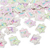 32Pcs 4 Colors Alloy Enamel Pendants FIND-TA0008-76B-3