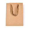 10Pcs 5 Sizes Kraft Paper Gift Shopping Bags Set AJEW-T013-11-5