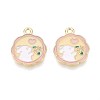 Alloy Enamel Pendants ENAM-T022-62B-1