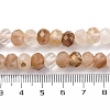 Natural Red Hematoid Quartz/Ferruginous Quartz Beads Strands G-K380-A04-01-5