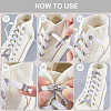 Alloy Rhinestone Shoelace Buckle DIY-GF00074-22-6