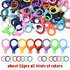 Acrylic Lobster Claw Clasps DIY-YW0011-21C-1