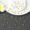 SHEGRACE Brass Round Beads XGRPCU698-291G-4