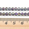Electroplate Transparent Glass Beads EGLA-B013-02A-HP17-4